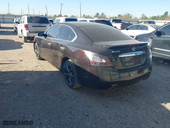 2014 Nissan Maxima 3.5 SV with VIN 1N4AA5AP8EC459931, listed as a IAAI auction lot 41780765 with 155,625 mi miles. Bid and sale history available at carsss.com. Image 3.