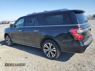 2020 Ford Expedition Max Platinum with VIN 1FMJK1MT2LEA15563, listed as a Copart auction lot 57692495 with 72,035 mi miles and Salvage title. Bid and sale history available at DreamBid. Image 2.