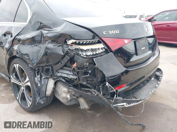 2022 Mercedes-Benz C 300 with VIN W1KAF4GB1NR016184, listed as a IAAI auction lot 41321156 with 43,443 mi miles and . Bid and sale history available at DreamBid. Image 6.