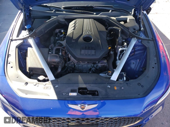 2023 Genesis G70 2.0T with VIN KMTG34TA6PU113019, listed as a Copart auction lot 81570454 with 15,421 mi miles and Salvage Title. Bid and sale history available at DreamBid. Image 11.