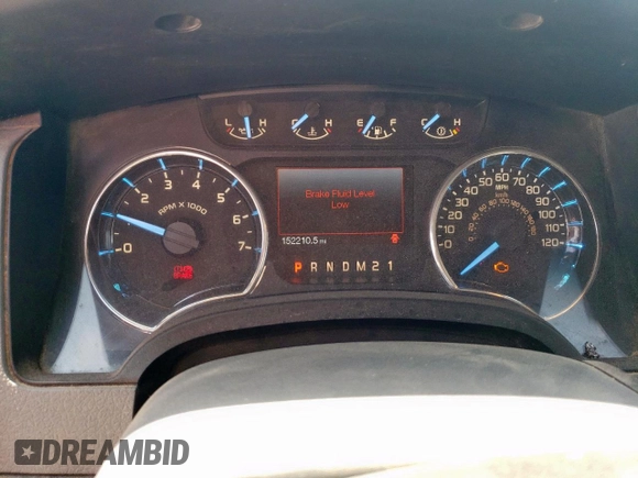 2012 Ford F-150 XL with VIN 1FTFW1CT0CKE05742, listed as a Copart auction lot 52768555 with 152,210 mi miles and Salvage Title. Bid and sale history available at carsss.com. Image 9.