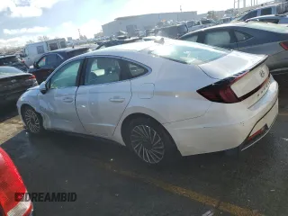 2022 Hyundai Sonata Hybrid SEL with VIN KMHL34JJ2NA038197, listed as a Copart auction lot 41202954 with 53,073 mi miles. Bid and sale history available at carsss.com. Image 2.