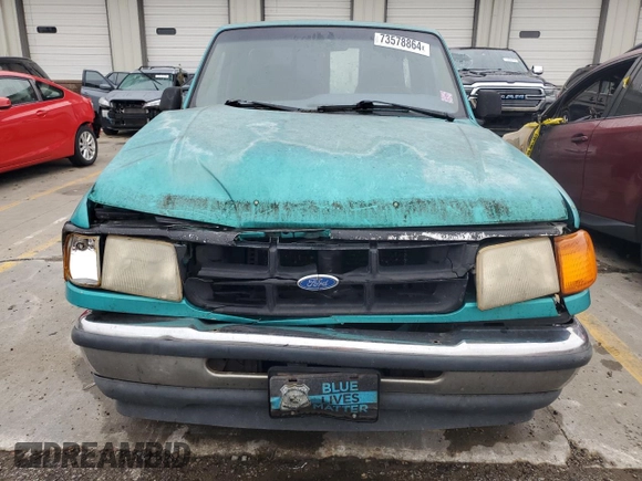 1994 Ford Ranger Splash with VIN 1FTCR10A4RPB83893, listed as a Copart auction lot 73578864 with 223,378 mi miles and Salvage Title. Bid and sale history available at DreamBid. Image 5.