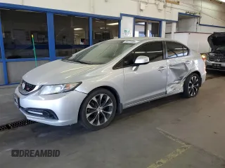 2013 Honda Civic Si with VIN 2HGFB6E50DH706495, listed as a Copart auction lot 64774495 with 194,854 mi miles and Salvage title. Bid and sale history available at DreamBid. Image 1.