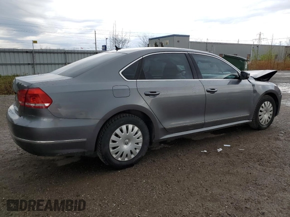 2015 Volkswagen Passat Trendline with VIN 1VWAV7A38FC041679, listed as a Copart auction lot 53419724 with 123,868 mi miles and Salvage title. Bid and sale history available at DreamBid. Image 3.