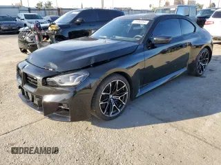 2024 BMW M2 with VIN 3MF13DM06R8E28720, listed as a Copart auction lot 77493254 with 5,913 mi miles and Salvage Title. Bid and sale history available at carsss.com. Image 1.