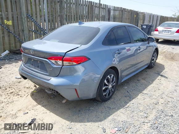 2021 Toyota Corolla LE with VIN JTDEPMAE2MJ148539, listed as a IAAI auction lot 42137624 with 67,983 mi miles and . Bid and sale history available at DreamBid. Image 4.