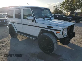 2017 Mercedes-Benz G-Class G 550 with VIN WDCYC3KF9HX275960, listed as a Copart auction lot 76858384 with 33,360 mi miles and Salvage Title. Bid and sale history available at carsss.com. Image 4.
