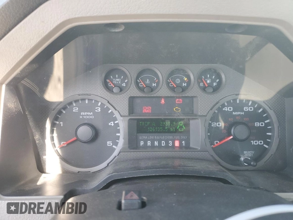 2008 Ford F-250 with VIN 1FTSF20R08EB11969, listed as a Copart auction lot 46928275 with 126,135 mi miles and Salvage title. Bid and sale history available at DreamBid. Image 9.