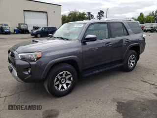 2022 Toyota 4Runner TRD Off Road with VIN JTEPU5JRXN6007051, listed as a Copart auction lot 60082665 with 59,737 mi miles and Salvage title. Bid and sale history available at DreamBid. Image 1.