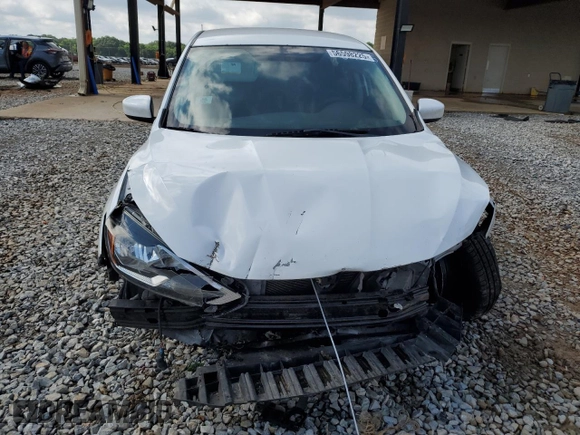 2017 Nissan Sentra S with VIN 3N1AB7AP0HY214705, listed as a Copart auction lot 56598225 with 125,560 mi miles and Salvage title. Bid and sale history available at DreamBid. Image 5.