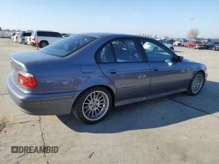 2001 BMW 5 Series 540i with VIN WBADN53421GC96565, listed as a Copart auction lot 83236524 with 149,650 mi miles and Salvage Title. Bid and sale history available at carsss.com. Image 3.