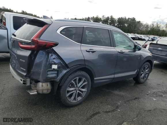 2021 Honda CR-V Touring with VIN 2HKRW2H94MH641665, listed as a Copart auction lot 50553255 with 38,258 mi miles and Salvage Title. Bid and sale history available at carsss.com. Image 3.