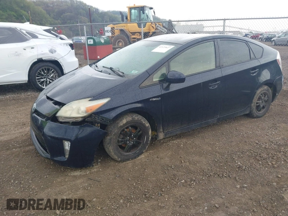 2013 Toyota Prius One with VIN JTDKN3DU5D1633618, listed as a IAAI auction lot 42125827 with 300,000 mi miles. Bid and sale history available at carsss.com. Image 2.