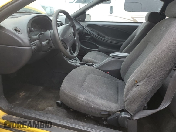 1999 Ford Mustang with VIN 1FAFP4043XF189403, listed as a Copart auction lot 47563745 with Not provided miles and Clean title. Bid and sale history available at DreamBid. Image 7.