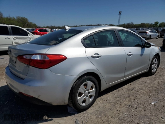 2015 Kia Forte LX with VIN KNAFK4A68F5348071, listed as a Copart auction lot 51964995 with 120,492 mi miles and Salvage Title. Bid and sale history available at carsss.com. Image 3.