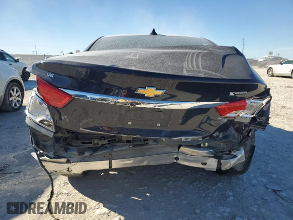 2018 Chevrolet Impala Premier with VIN 2G1125S35J9178263, listed as a Copart auction lot 81428444 with 181,162 mi miles and Salvage Title. Bid and sale history available at DreamBid. Image 6.