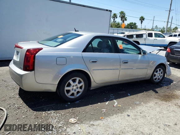 2006 Cadillac CTS with VIN 1G6DM57T260145796, listed as a Copart auction lot 53679275 with 0 mi miles and Salvage Title. Bid and sale history available at carsss.com. Image 3.