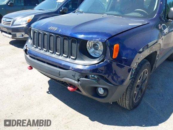 2017 Jeep Renegade Trailhawk с VIN ZACCJBCB6HPF64129, выставлен на аукционе IAAI как лот 42435742 с пробегом 74 975 миль миль и . История ставок и продаж доступна на DreamBid. Изображение 19.