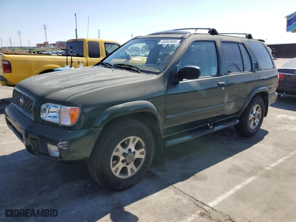 2001 Nissan Pathfinder LE with VIN JN8DR07XX1W514225, listed as a Copart auction lot 46362685 with 144,302 mi miles and Salvage Title. Bid and sale history available at carsss.com. Image 1.