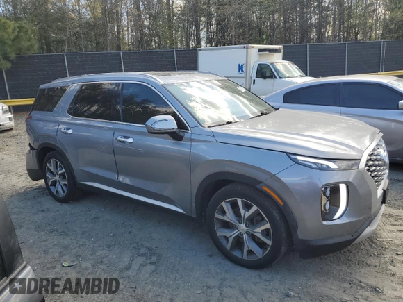 2020 Hyundai Palisade SEL with VIN KM8R4DHE9LU109343, listed as a Copart auction lot 52791105 with 51,542 mi miles and Salvage title. Bid and sale history available at DreamBid. Image 4.
