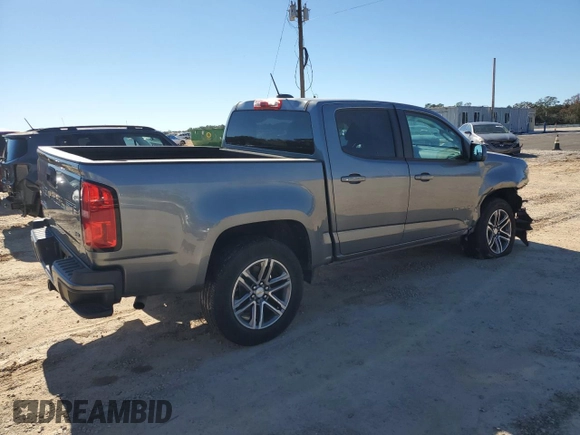 2021 Chevrolet Colorado 2WD Work Truck z VIN 1GCGSBEN5M1250035, wystawiony jako Copart lot #81490854 z przebiegiem 74 760 mil mil oraz Szkoda całkowita • Salvage title. Historia ofert i sprzedaży dostępna na DreamBid. Obrazek 3.