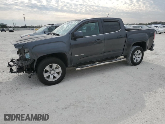 2016 GMC Canyon 4WD SLE with VIN 1GTG6CE30G1191893, listed as a Copart auction lot 87929575 with 19,033 mi miles and Salvage title. Bid and sale history available at DreamBid. Image 1.