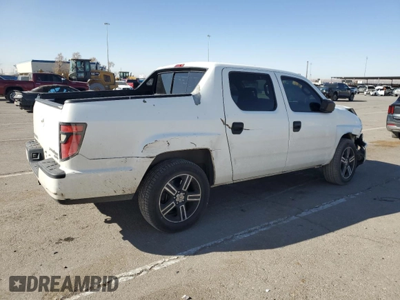 2013 Honda Ridgeline Sport с VIN 5FPYK1F71DB012602, выставлен на аукционе Copart как лот 48170135 с пробегом 117 586 миль миль и Списание • Salvage title. История ставок и продаж доступна на DreamBid. Изображение 3.
