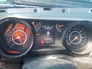 2018 Jeep Wrangler Sport with VIN 1C4GJXAG6JW320082, listed as a Copart auction lot 46757405 with 78,256 mi miles and Salvage Title. Bid and sale history available at carsss.com. Image 9.
