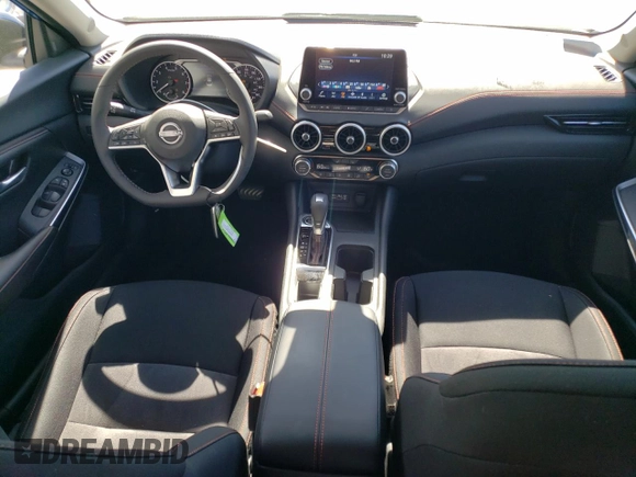 2025 Nissan Sentra SR with VIN 3N1AB8DV0SY308977, listed as a Copart auction lot 55050285 with 1,122 mi miles and Clean Title. Bid and sale history available at DreamBid. Image 8.