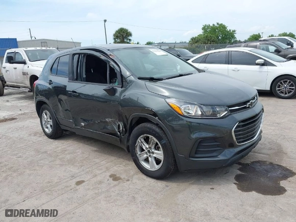 2020 Chevrolet Trax LS with VIN 3GNCJKSB6LL216633, listed as a IAAI auction lot 41861249 with 52,192 mi miles. Bid and sale history available at carsss.com. Image 1.