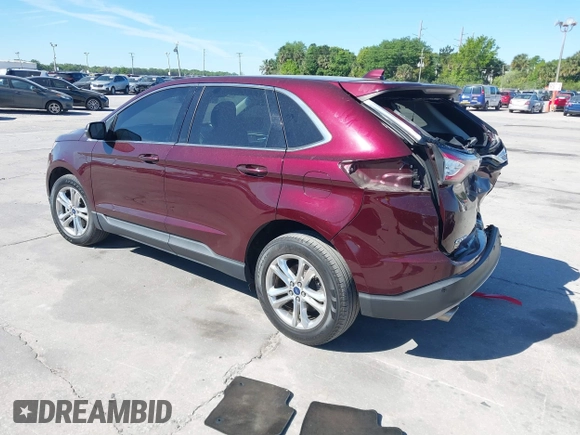 2017 Ford Edge SEL with VIN 2FMPK3J9XHBB87079, listed as a IAAI auction lot 41839642 with 106,391 mi miles. Bid and sale history available at carsss.com. Image 3.