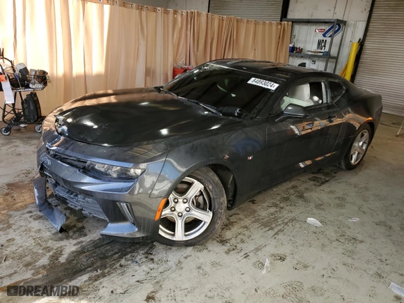 2018 Chevrolet Camaro 1LT with VIN 1G1FB1RX4J0190356, listed as a Copart auction lot 84893024 with 75,560 mi miles and Salvage Title. Bid and sale history available at carsss.com. Image 1.