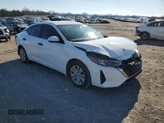 2024 Nissan Sentra S with VIN 3N1AB8BV4RY207339, listed as a Copart auction lot 48659585 with 4,898 mi miles and Salvage Title. Bid and sale history available at DreamBid. Image 4.