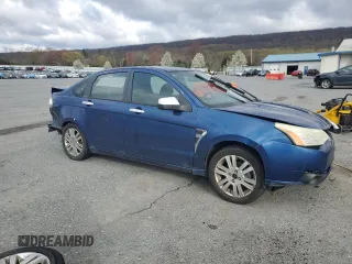 2008 Ford Focus SE with VIN 1FAHP35N98W267284, listed as a Copart auction lot 53380885 with 184,900 mi miles and Salvage Title. Bid and sale history available at DreamBid. Image 4.