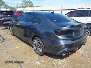 2022 Kia Forte GT with VIN 3KPF44AC4NE424181, listed as a IAAI auction lot 41857816 with 52,832 mi miles. Bid and sale history available at carsss.com. Image 3.