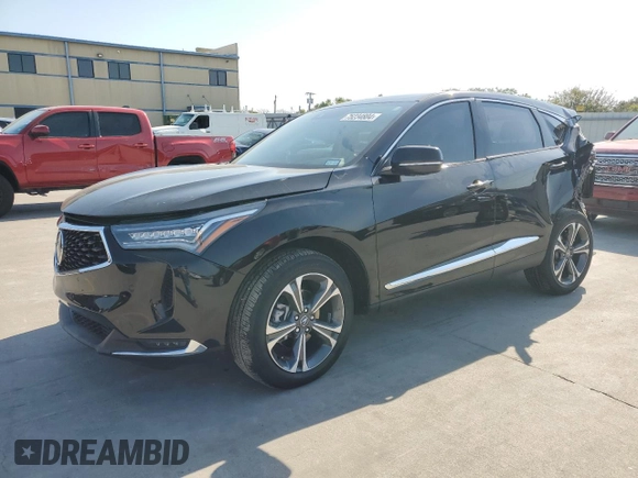 2023 Acura RDX w/Advance Package with VIN 5J8TC2H75PL015072, listed as a Copart auction lot 75234804 with 6,977 mi miles and Salvage Title. Bid and sale history available at carsss.com. Image 1.