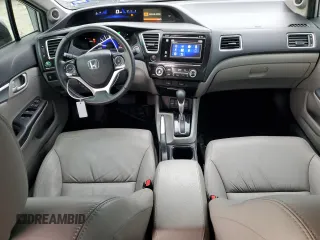 2015 Honda Civic EX-L with VIN 2HGFB2F97FH503178, listed as a Copart auction lot 46661675 with 171,444 mi miles and Salvage Title. Bid and sale history available at carsss.com. Image 8.