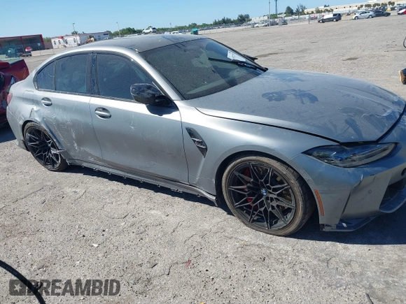 2023 BMW M3 Competition z VIN WBS33AY06PFP69567, wystawiony jako IAAI lot #41832775 z przebiegiem Nie podano mil oraz . Historia ofert i sprzedaży dostępna na DreamBid. Obrazek 17.
