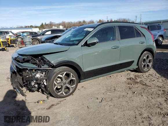 2024 Kia Niro EX Touring with VIN KNDCR3LE7R5122334, listed as a Copart auction lot 88068165 with 11,738 mi miles and Salvage Title. Bid and sale history available at carsss.com. Image 1.