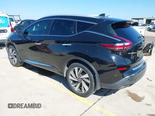 2019 Nissan Murano Platinum with VIN 5N1AZ2MJ6KN124803, listed as a IAAI auction lot 41471224 with 96,011 mi miles and . Bid and sale history available at DreamBid. Image 3.