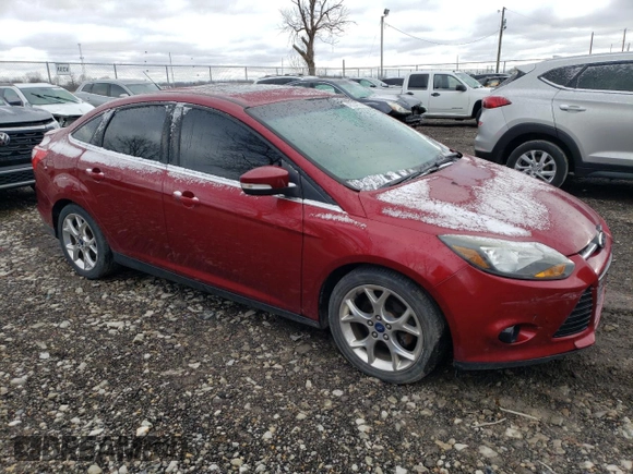 2013 Ford Focus Titanium with VIN 1FADP3J21DL168951, listed as a Copart auction lot 46794205 with 109,612 mi miles and Clean Title. Bid and sale history available at carsss.com. Image 4.