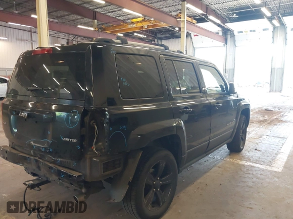 2014 Jeep Patriot Limited with VIN 1C4NJRCB4ED629085, listed as a IAAI auction lot 39414215 with 87,409 mi miles. Bid and sale history available at carsss.com. Image 4.