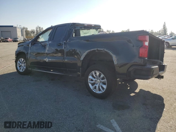 2021 Chevrolet Silverado 1500 Custom with VIN 1GCRWBEH2MZ192006, listed as a Copart auction lot 45451075 with Not Provided miles and Salvage Title. Bid and sale history available at DreamBid. Image 2.