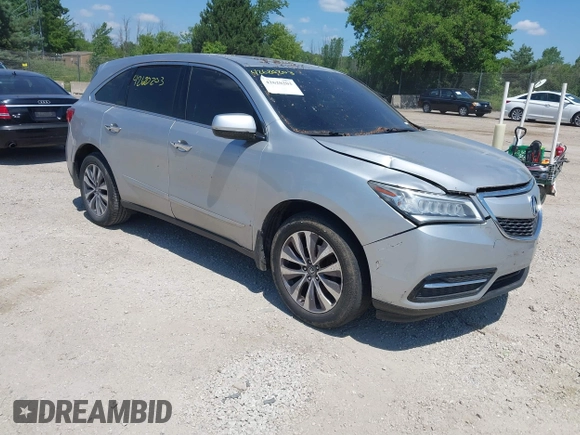 2014 Acura MDX Technology with VIN 5FRYD4H65EB040556, listed as a IAAI auction lot 42620203 with 178,791 mi miles and . Bid and sale history available at DreamBid. Image 1.