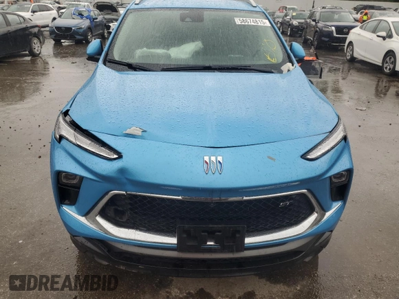 2025 Buick Encore GX Sport Touring with VIN KL4AMDSL0SB004851, listed as a Copart auction lot 58674815 with 15,468 mi miles and Salvage title. Bid and sale history available at DreamBid. Image 5.