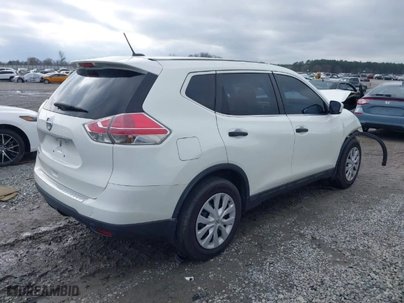 2016 Nissan Rogue SL with VIN 5N1AT2MT1GC868332, listed as a IAAI auction lot 41606887 with 155,003 mi miles. Bid and sale history available at carsss.com. Image 4.