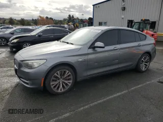 2010 BMW 5 Series GT 550i with VIN WBASN4C59AC208688, listed as a Copart auction lot 82434784 with 120,478 mi miles and Salvage Title. Bid and sale history available at carsss.com. Image 1.