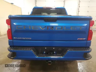 2022 Chevrolet Silverado 1500 RST with VIN 1GCUDEED0NZ601314, listed as a Copart auction lot 47576865 with 0 mi miles and Salvage Title. Bid and sale history available at carsss.com. Image 6.