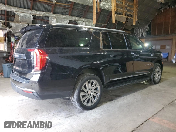 2023 GMC Yukon XL SLT with VIN 1GKS2GKT3PR203039, listed as a Copart auction lot 54313465 with 87,793 mi miles and Salvage Title. Bid and sale history available at carsss.com. Image 3.